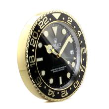 Rolex GMT-Master II Bisel Negro Amarillo Caja Del Reloj De Pared Con Dial Negro
