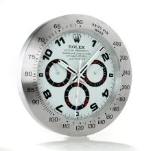 Rolex Oyster Daytona Reloj De Pared Con Esfera Blanca Perpetuo