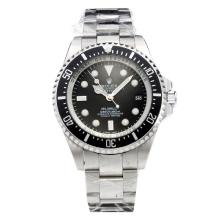 Rolex Sea-Dweller Deepsea Automatic with Black Dial S/S(Gift Box is Included)