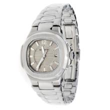 Patek Philippe Nautilus with Gray Dial S/S-Lady Size