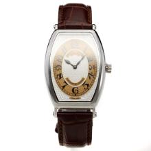 Patek Philippe Gondolo White Dial with Leather Strap-Lady Size-1