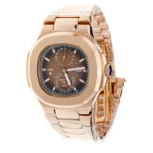 Patek Philippe Nautilus Automatic Full Rose Gold with Brown Dial-2