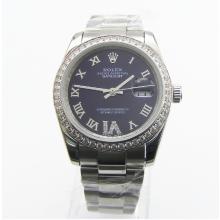 Rolex Datejust Automatic Blue Dial With Diamond Set Bezel-Same Chassis With