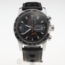 Chopard Grand Prix De Monaco Historique Working Chronograph with Black Dial-Leather Strap-1