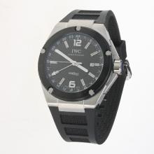 IWC InGenieur Working GMT Automatic with Black Dial-Rubber Strap