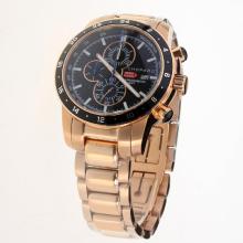 Chopard Miglia Working Chronograph Full Rose Gold with Black Dial