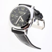 Panerai Radiomir Working GMT Automatic with Black Checkered Dial-Leather Strap-1