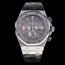 Audemars Piguet Royal Oak Working Chronograph Stick Markers with Gray Dial S/S
