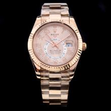 Rolex Sky Dweller Automatic Full Rose Gold with Champagne Dial