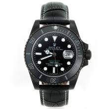 Rolex Submariner Automático PVD Caja De Cerámica, Con Bisel Negro Dial-cristal De Zafiro